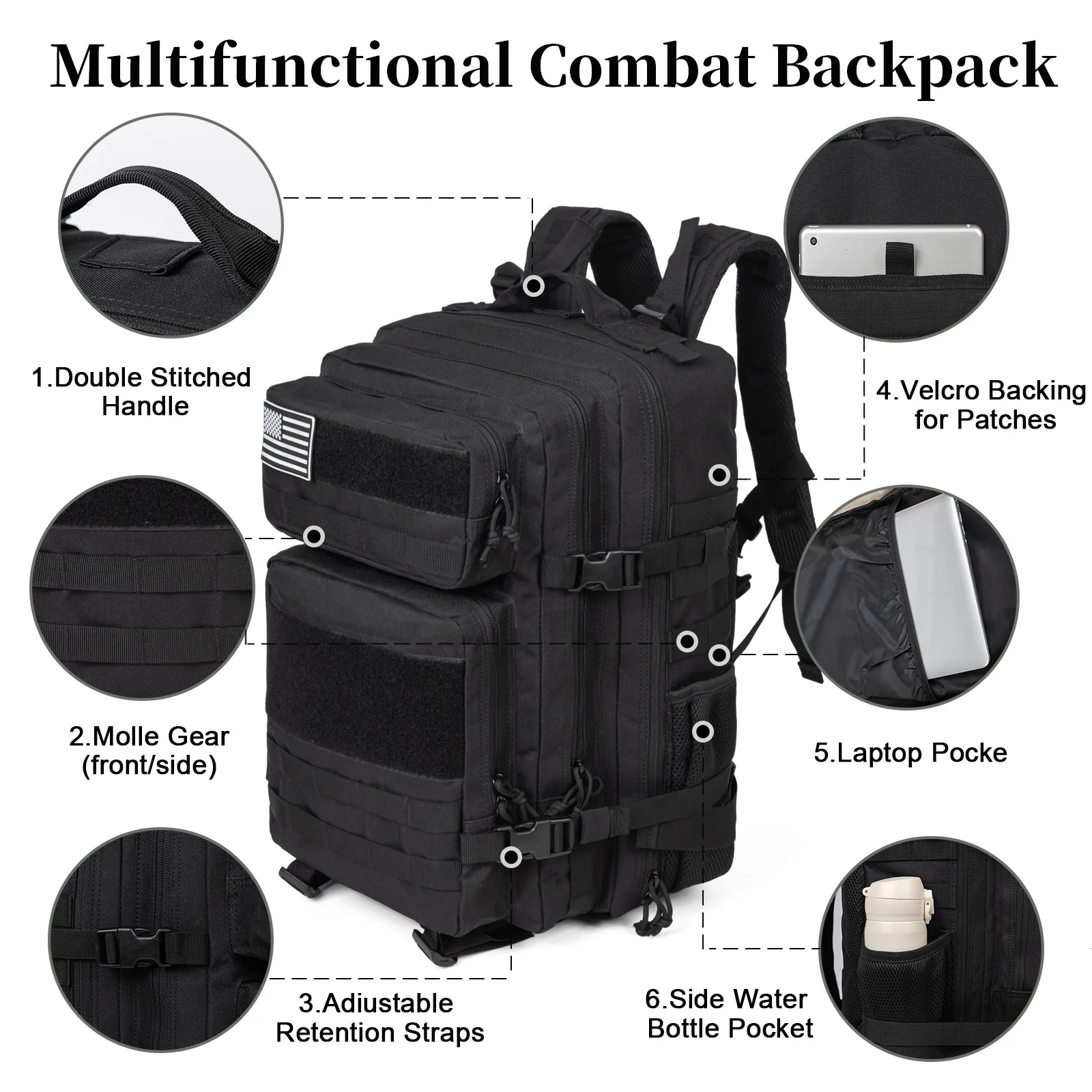 60L Army Military Tactical Bac - đánh giá và giá Sports Equipment Bag