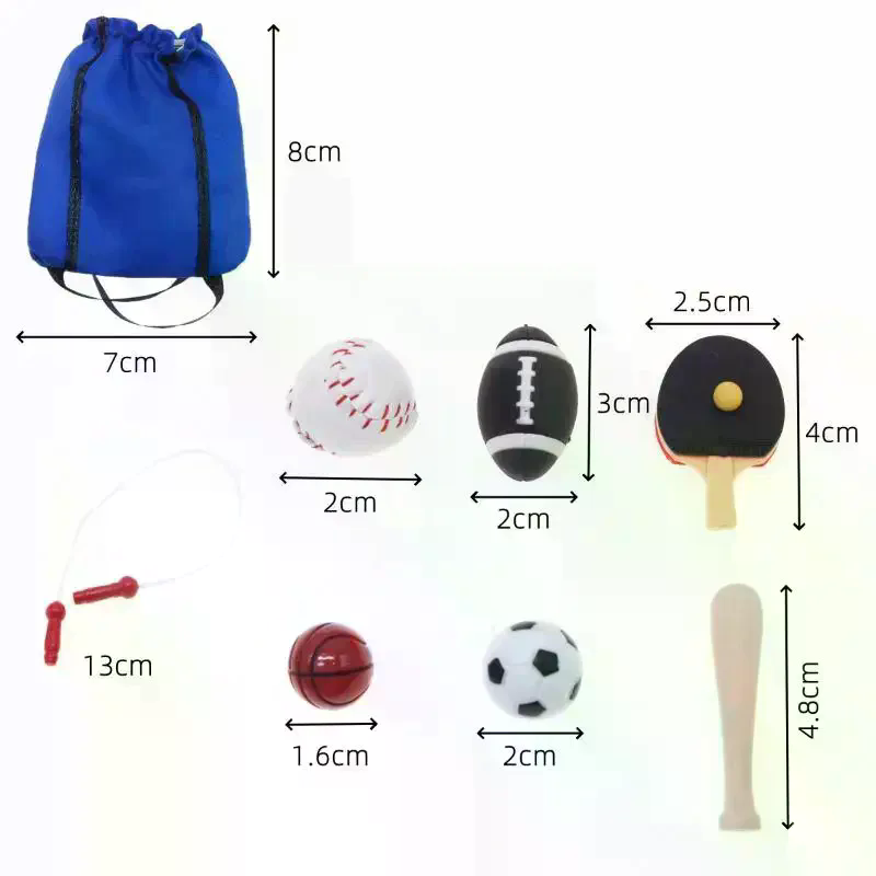 1/12 Dollhouse Simulation Mini - đánh giá và giá Sports Equipment Kit